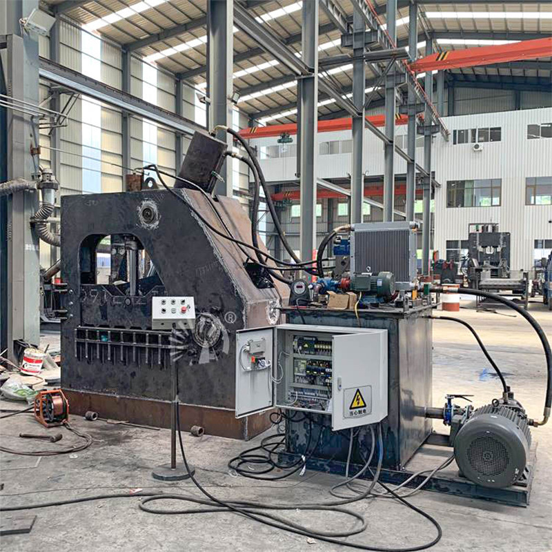 槽钢废铁剪切机 250吨小型虎头式剪切机 废钢卧式液压剪切设备