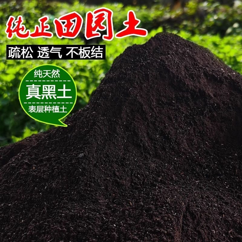 东北吉林发货天然有机土黑泥土种菜种花育苗腐殖土优质田园土通用
