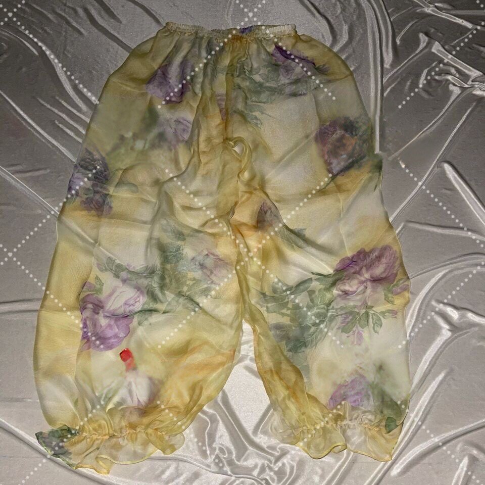 网纱印花男女性感男女透气睡裤