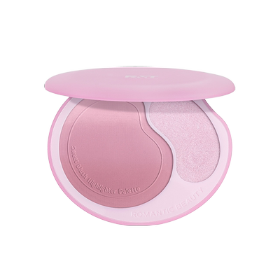 【达播专属】罗小曼渐变腮红多用盘女脸部提亮高光修容一体盘学生