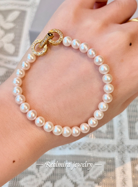 JINYU天然淡水珍珠手链女款