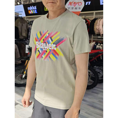 夏季透气纯棉高街通勤短袖T恤男