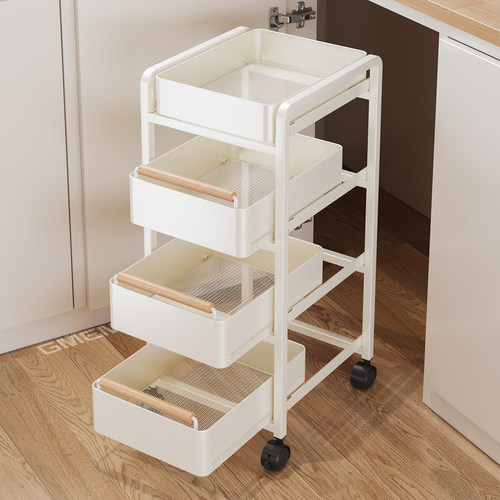 【可内嵌免安装】厨房小推车