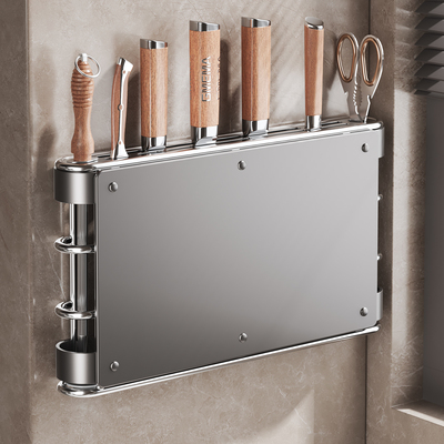 【配件可磁吸】壁挂刀架