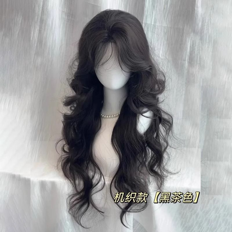 【温柔学姐】假发女蓬松自然黑法