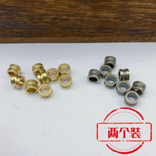 做旧黄铜刀坠配饰手链隔珠DIY编织伞绳定位珠EDC钥匙扣绳坠小挂件