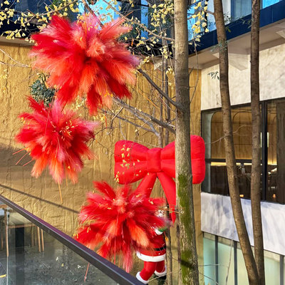 宜兴最美永不落幕的烟花布置中！