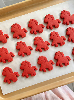 马到成功！马饼干模具2026新春马年烘焙模具糕点食品级创意压花