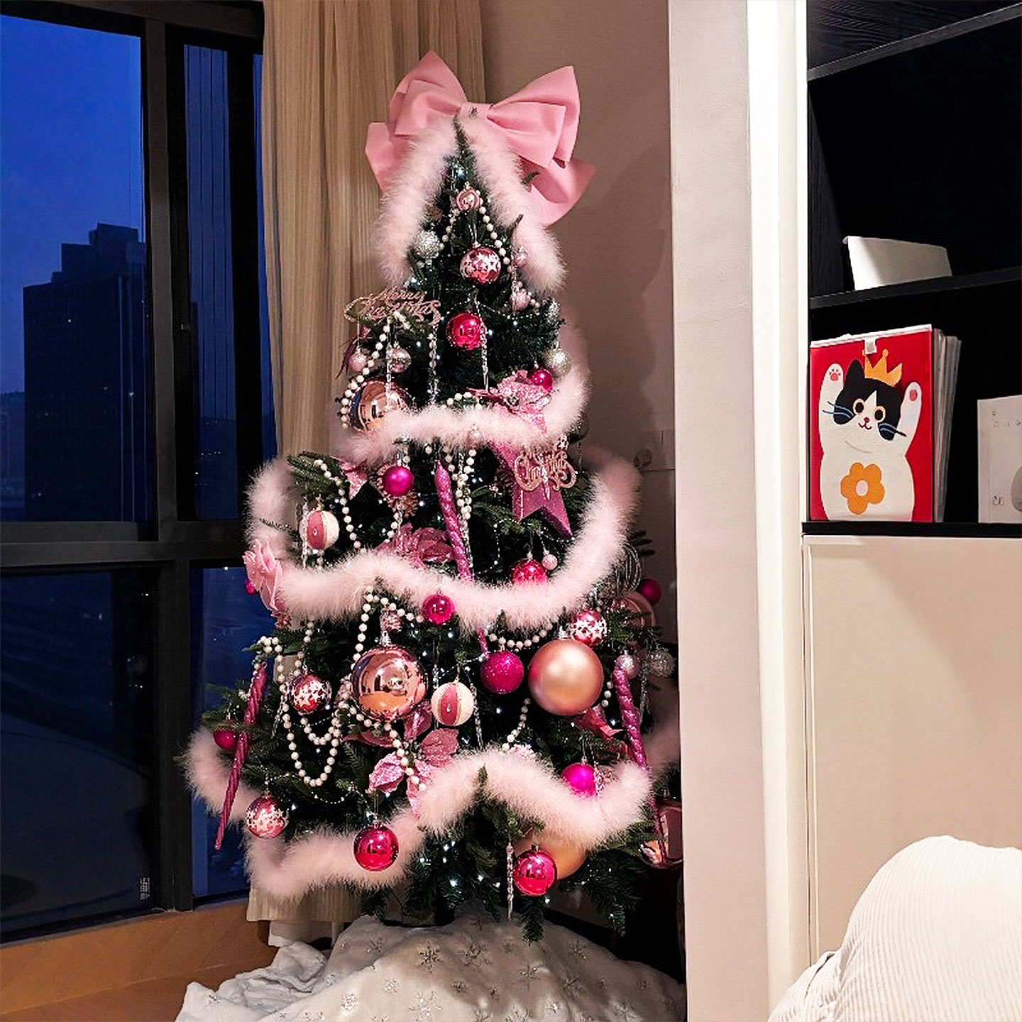 被角落的圣诞树美到！