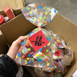 2026新款结婚喜糖盒高级感婚礼订婚伴手礼女伴娘送宾客创意包装袋