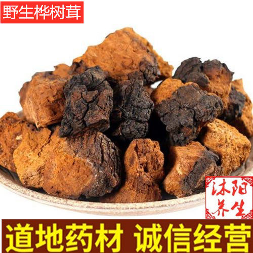 桦树茸俄罗斯进口 桦树茸 桦树泪菇胆 白桦茸桦褐孔菌 500克包邮