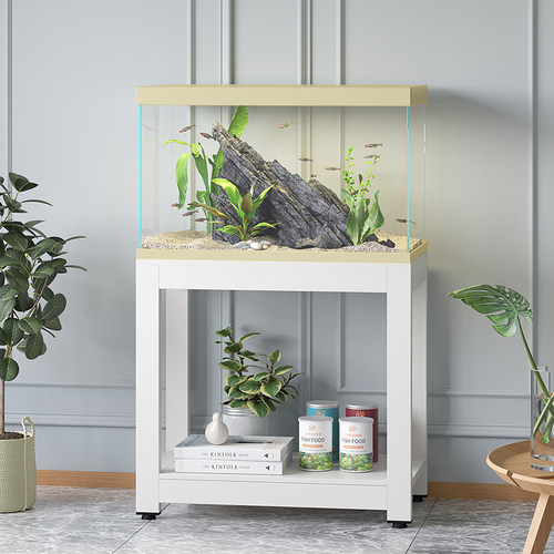 鱼缸专用架鱼缸柜金属桌钢木底座底架放置托架承重架子置物架支架