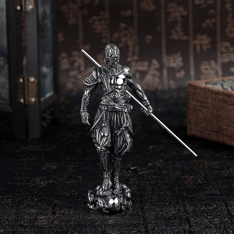 浩兴钛钢黑悟空手办 斗战圣佛悟空摆件 西游记齐天大圣桌面摆件,金属材料及制品,其他金属制品,淘宝优惠券,粉丝福利购,淘宝优惠卷