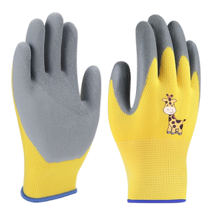 职安康儿童手套赶海专用抓螃蟹防咬防水防滑户外宠物劳动园艺防护