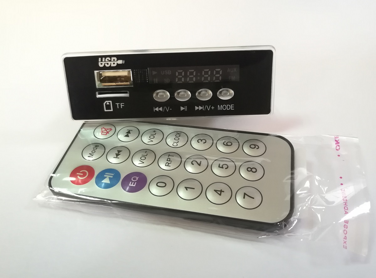 免提通话5.0蓝牙CT04TF卡MP3解码板PCBA插卡音响解码器播放模块