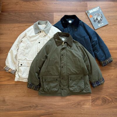 【多口袋/工装/棉服】巴恩风~夹棉外套 经典无蜡中长款棉服-25-60