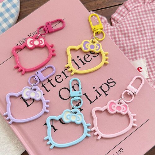 镂空kt猫爪挂件可爱卡通少女心甜美背包钥匙扣情侣闺蜜礼物