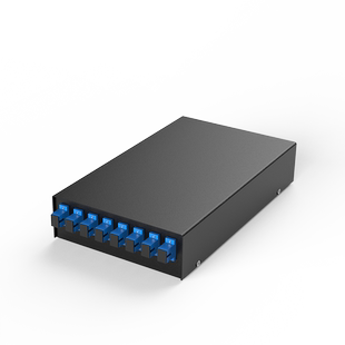 晋航严选8口终端盒八口光纤终端盒FC/SC/LC光缆熔接盒满配方头法兰尾纤SC/ST光缆终端盒