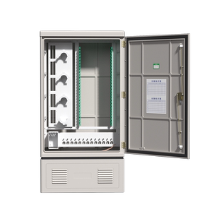 晋航 288芯SMC光缆交接箱室外SMC电信级满配三网合一壁挂式交接箱288芯落地式四网光纤交接箱直熔箱