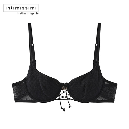 Intimissimi意舒漫1/2杯黑色文胸