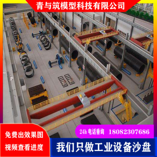 工业机械设备电力化工系统设计风力焚烧发电储能车辆船舶沙盘模型