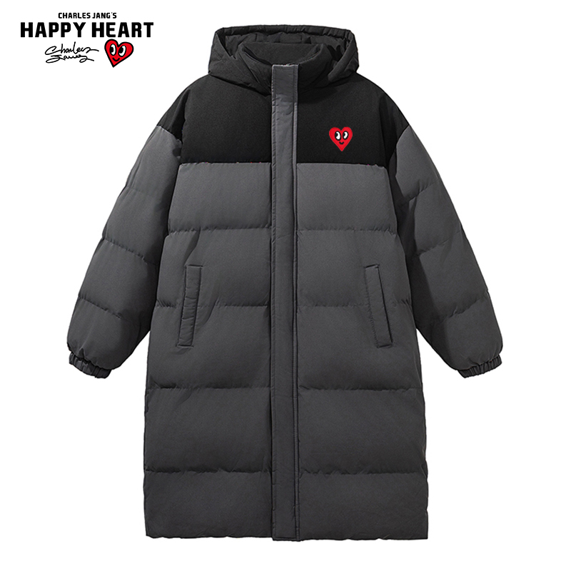查尔斯桃心爱心保暖棉衣