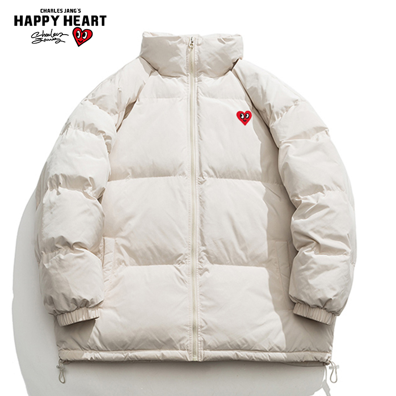 查尔斯桃心爱心保暖棉衣