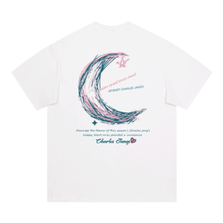 查尔斯桃心无性别短袖T恤