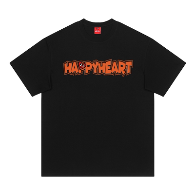 查尔斯桃心无性别短袖T恤