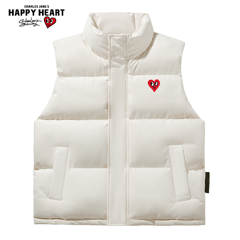 查尔斯桃心爱心保暖马甲