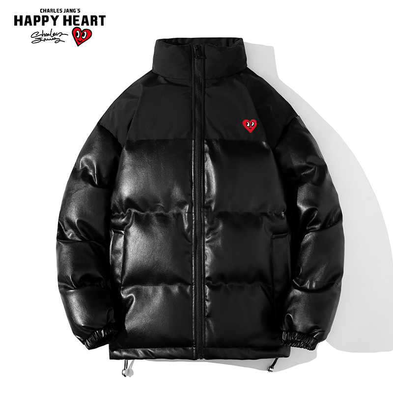 查尔斯桃心爱心保暖棉衣