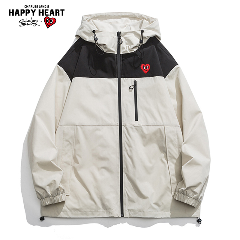 查尔斯桃心爱心休闲夹克