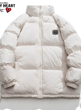 CHARLES JANG'S HAPPY HEART/查尔斯桃心多色基础百搭保暖棉服