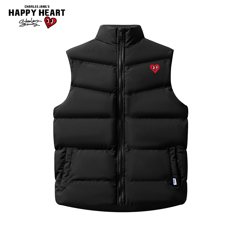 查尔斯桃心保暖马甲爱心