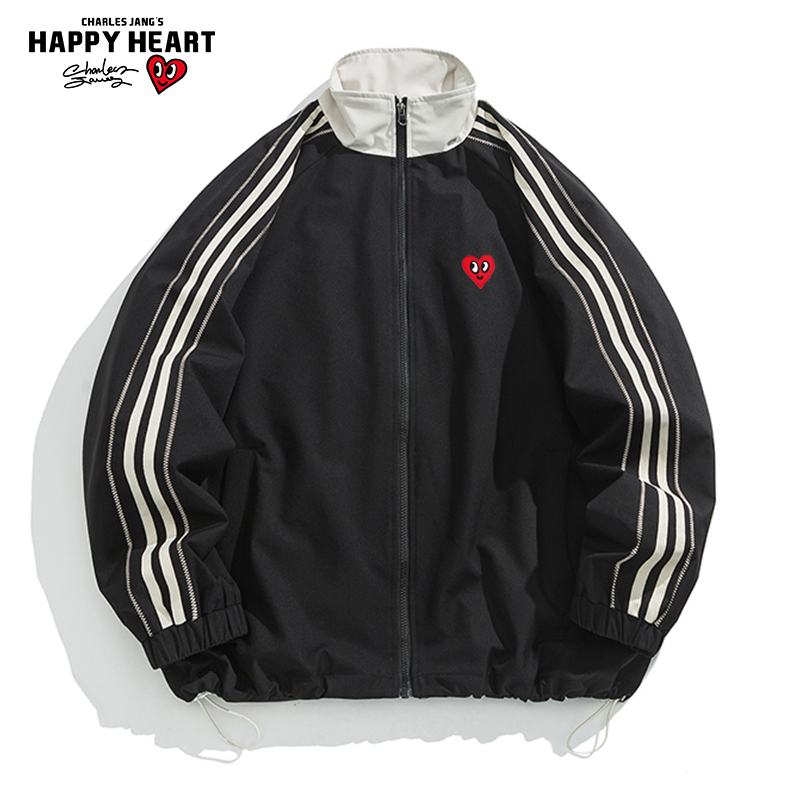 查尔斯桃心爱心休闲夹克