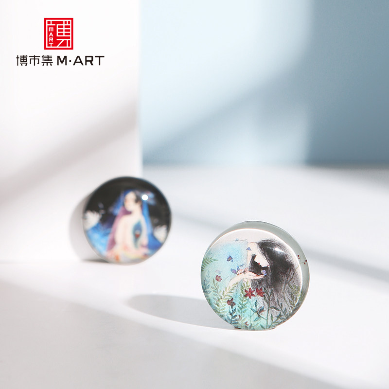 山海经冰箱贴玻璃磁贴