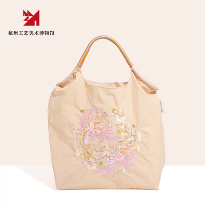 【杭州工艺美术博物馆】福来运转文创刺绣包复古手拎包手提包袋