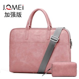 适用 2025款13/15英寸M4苹果MacBookAir笔记本电脑包A3241防水皮革包3240保护套Pro14 16寸潮女单肩男手提包