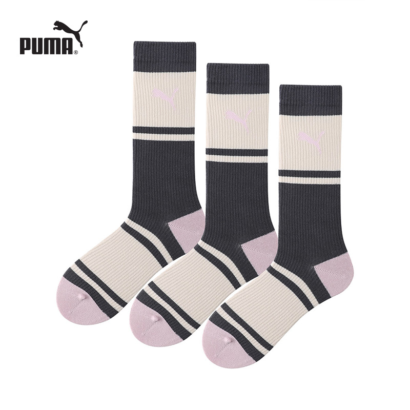 彪马新款男女运动休闲长筒袜