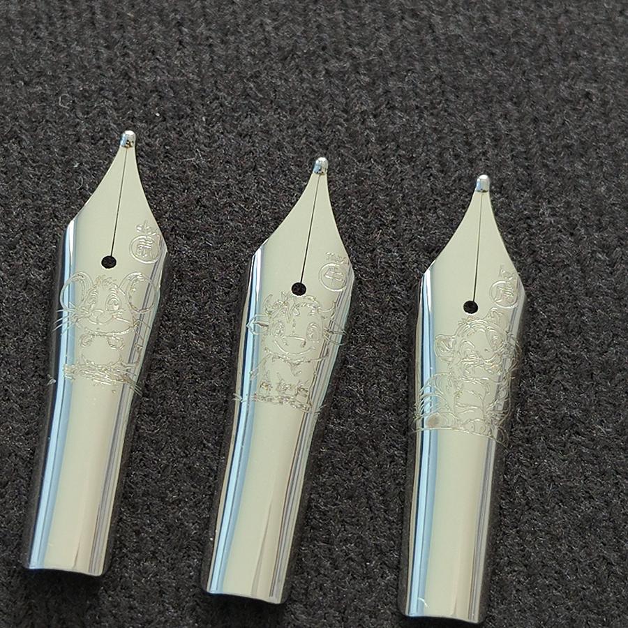 柠檬笔墨十二生肖雕刻钢笔尖