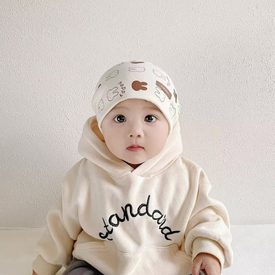 3~10个月婴幼儿春秋棉款套头帽潮