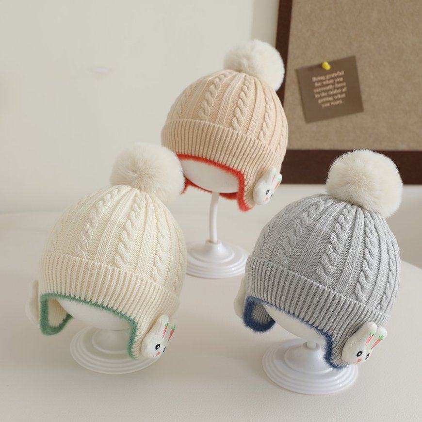 婴儿帽子秋冬季保暖套头毛线帽男女宝宝冬款可爱超萌针织护耳帽潮,童装/婴儿装/亲子装,帽子,淘宝优惠券,粉丝福利购,淘宝优惠卷