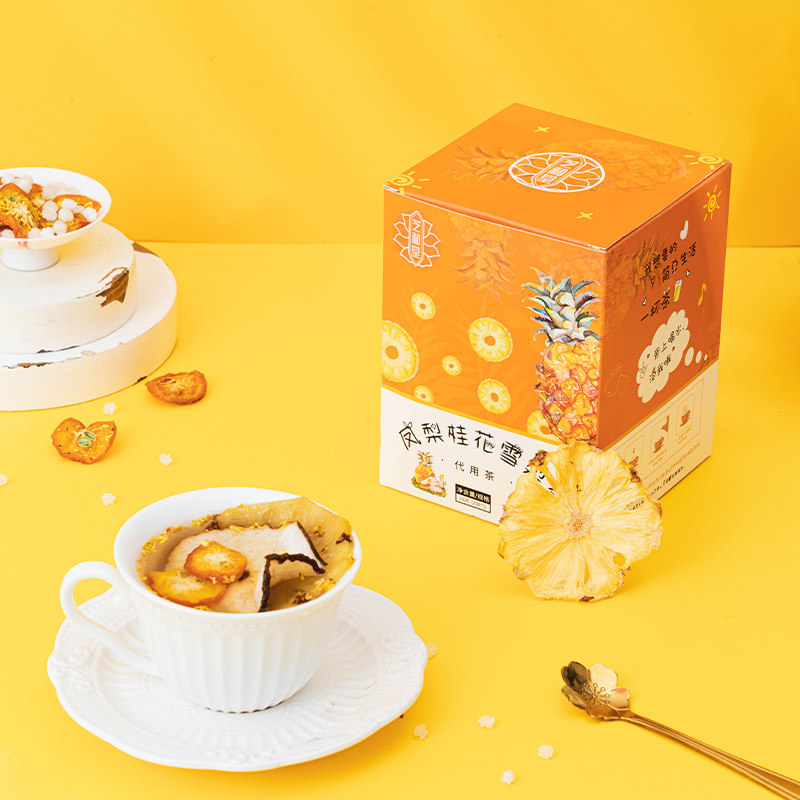 芝和堂 凤梨桂花雪梨茶 四季花果茶女神水果泡茶菠萝凤梨雪梨茶