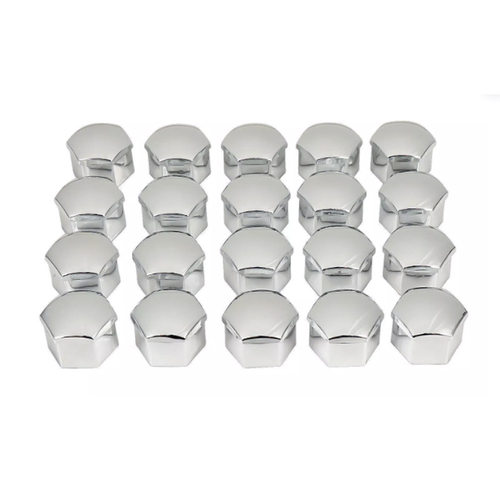 20PCS 汽车通用17mm 电镀款螺帽装饰盖螺母保护盖+工具