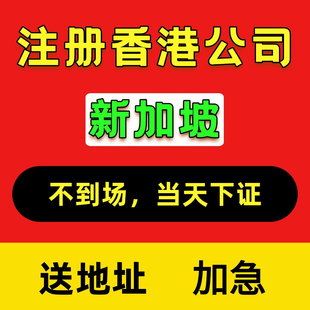 新加坡公司中国香港注册开户营业执照年审计报税变更注销转让年审
