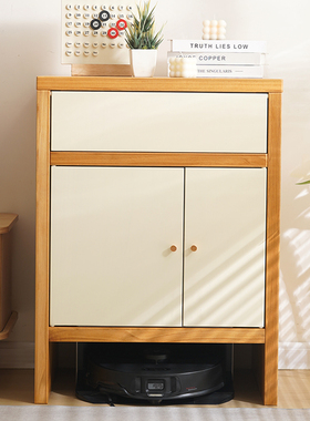 实木鱼缸架子边几柜扫地机器人置物架实木鱼缸底座角柜饮水机架子