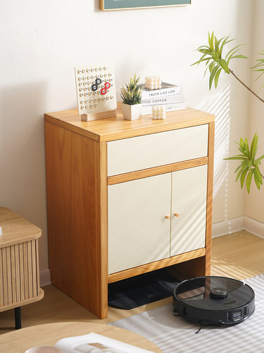 扫地机器人置物架扫地机基站收纳柜边几鱼缸架底座