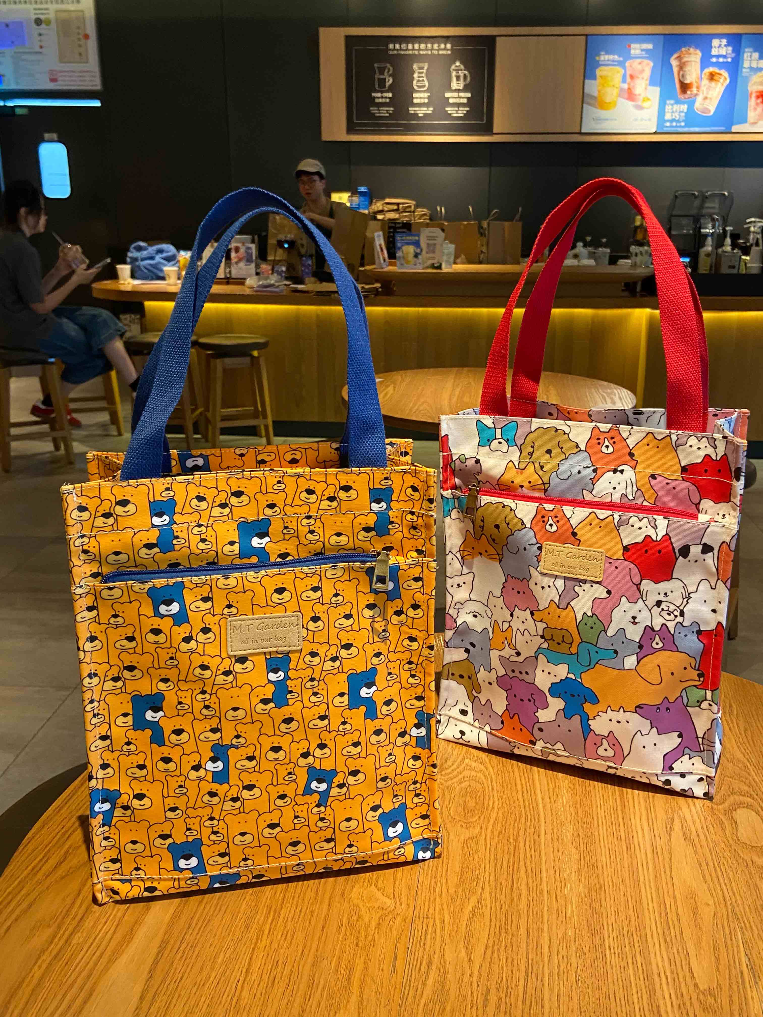 新款防水卡通印花A4手提袋补课包通勤包妈咪学生大容量饭盒袋手提,箱包皮具/热销女包/男包,通用款女包,淘宝优惠券,粉丝福利购,淘宝优惠卷