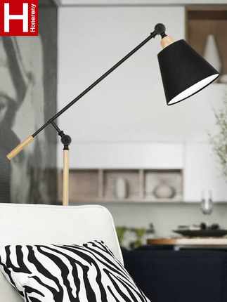 虹朗落地灯北欧客厅卧室沙发书房ins风创意床头简约现代立式台灯