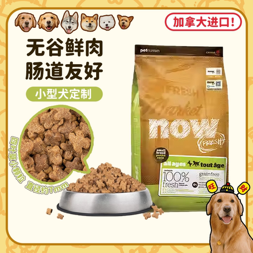 进口上新！NOW四叶草小粒小型犬